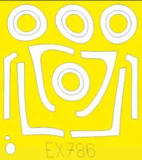 Eduard EX786 1/48 Mask Aircraft- F/A18E for MGK