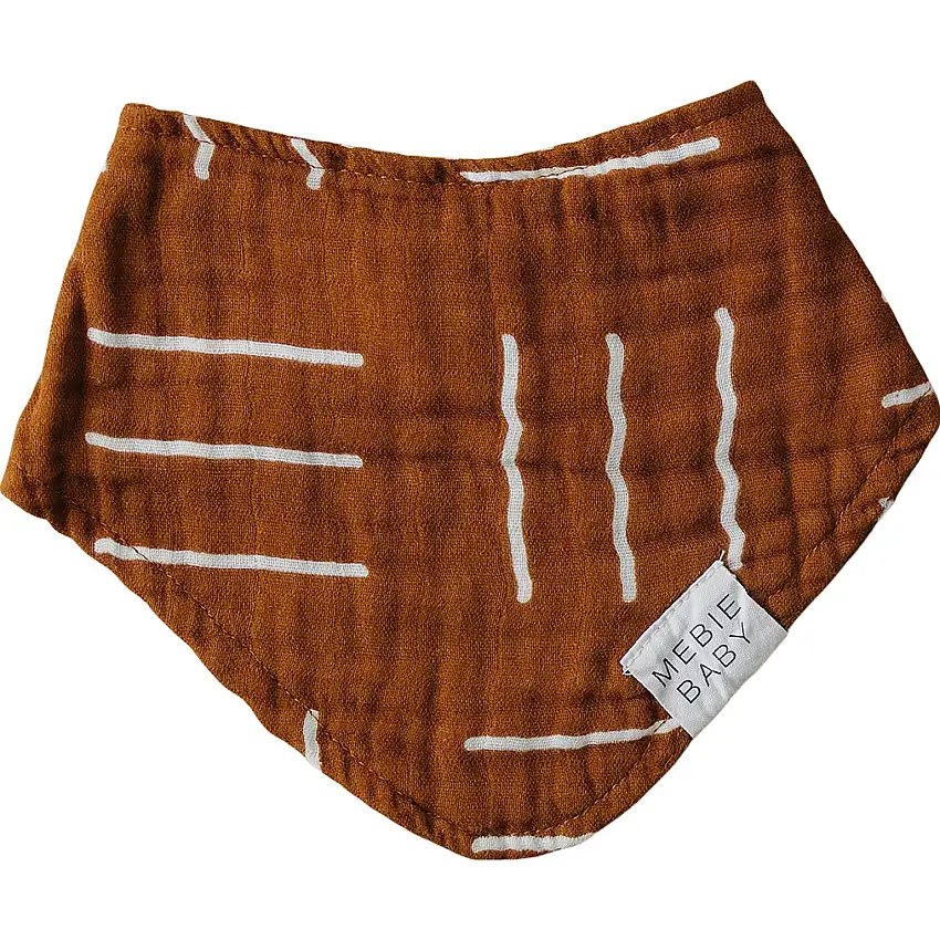 Mustard Mudcloth Bib
