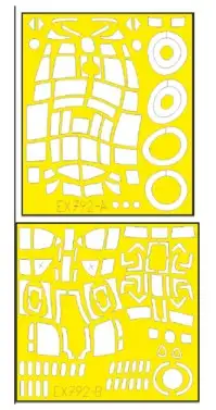 Eduard EX792 1/48 Mask Aircraft- Lancaster B Mk I for HKM