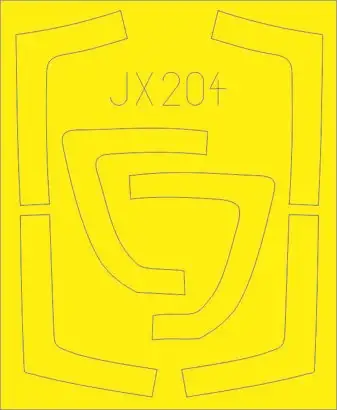 Eduard JX204 1/32 Mask Aircraft- MiG29A for TSM(D)