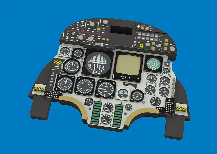 A4M Mod. 1975 LooK for MFA (Photo-Etch & Resin) 1/48 Eduard