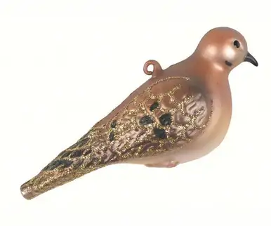 COBANE STUDIO - Mourning Dove Glass Ornament (COBANEC411)