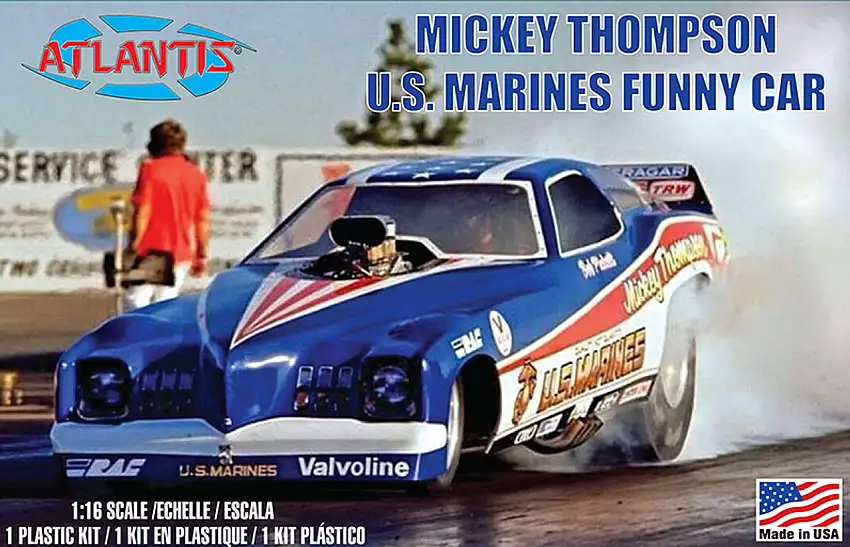 Mickey Thompson US Marines Funny Car 1/16 Atlantis Models