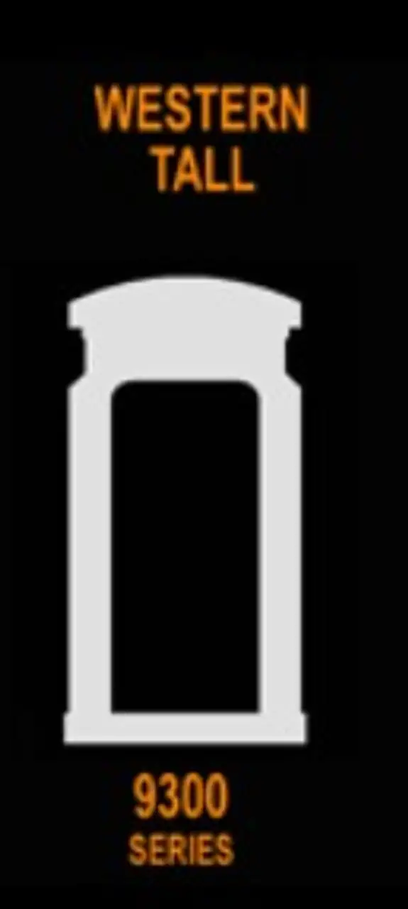 Neutral Grey Western Tall Passenger Car Diaphragm Kit HO Hi-Tech Details