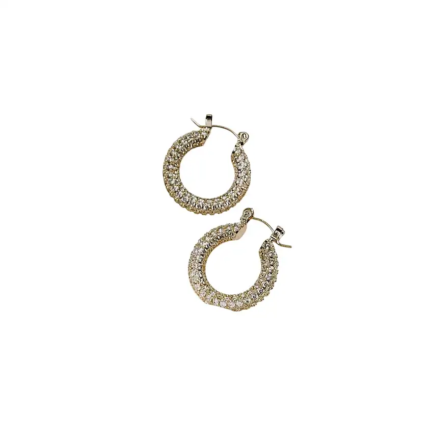 Snowdrop Large Hoops
