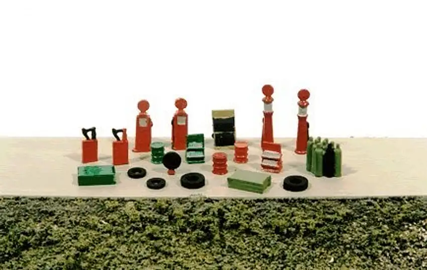 Deluxe Gas Station Detail Set (20pcs) JL Innovative N