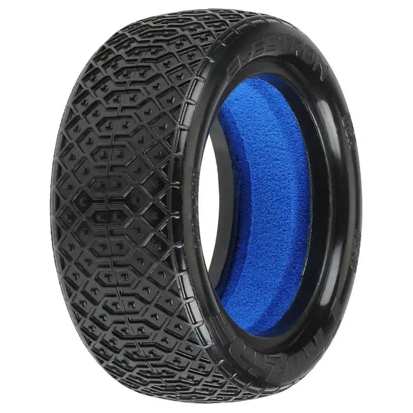 1/10 Electron 2.2 4WD Off-Road Buggy Front Tires with Closed Cell Foam Inserts, M4 - Super Soft (2)