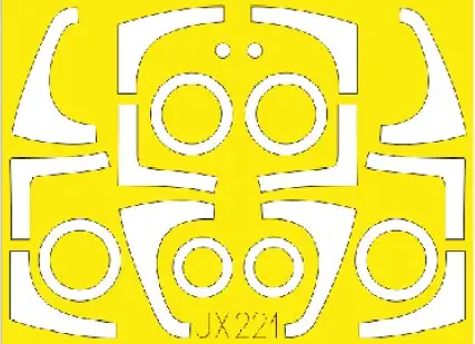 Eduard JX221 1/32 Mask Aircraft- F5E TFace for KTY