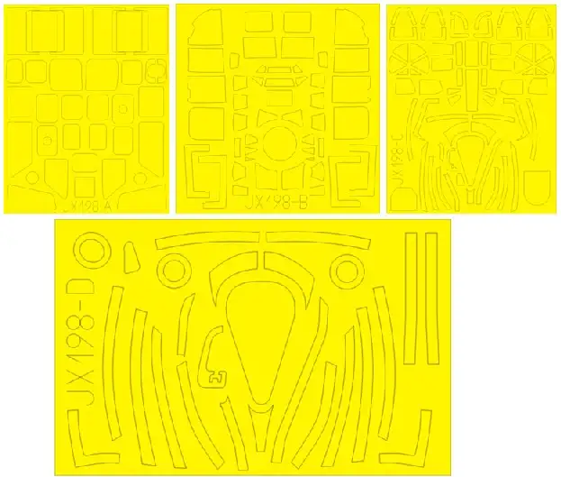 Eduard JX198 1/32 Mask Aircraft- B17F for HKM