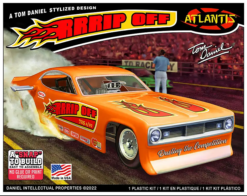 Tom Daniel's RRRip Off Funny Car (Snap) 1/32 Atlantis (AAN8277)