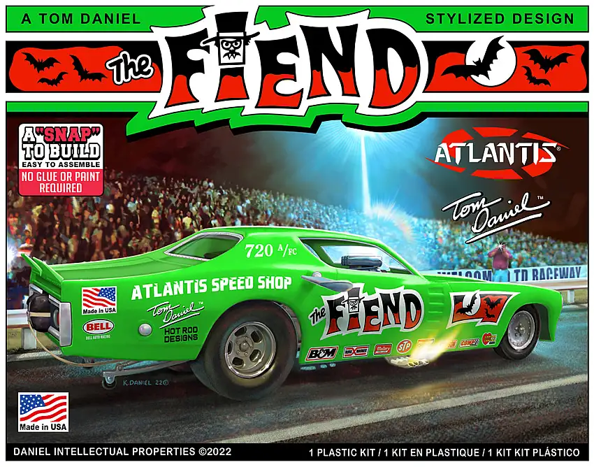 Tom Daniel's Fiend Funny Car 1/32 Atlantis (AAN8278)