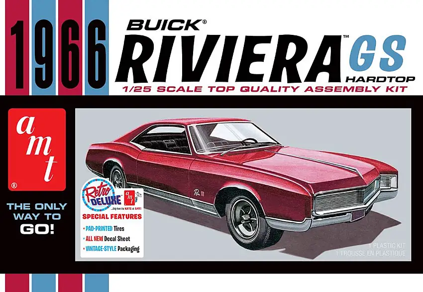 1966 Buick Riviera GS Hardtop 1/25 AMT Models