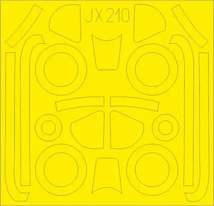 Eduard JX210 1/32 Mask Aircraft- P51D for RVL