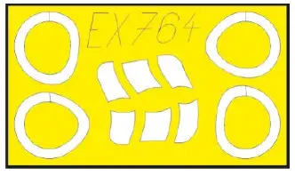 Eduard EX764 1/48 Mask Aircraft- Ar68F for ROD