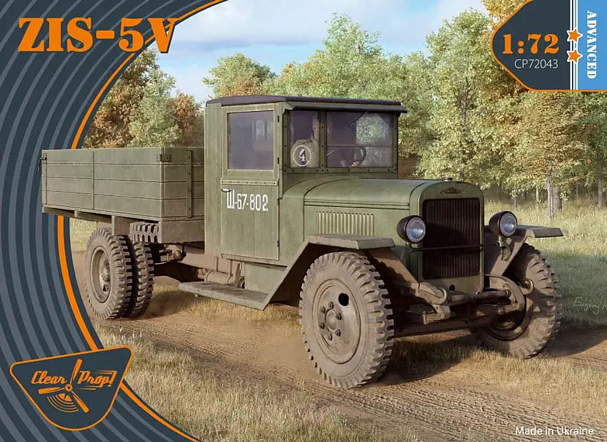 ZiS-5V Cargo Truck (Advanced) 1/72 Clear Prop Models