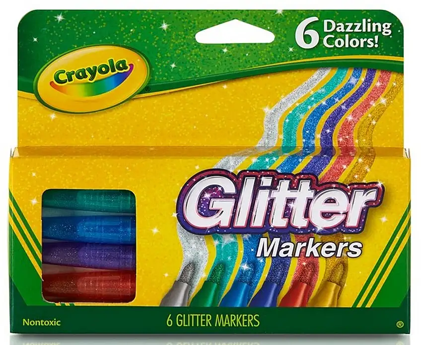Glitter Markers (6) Crayola