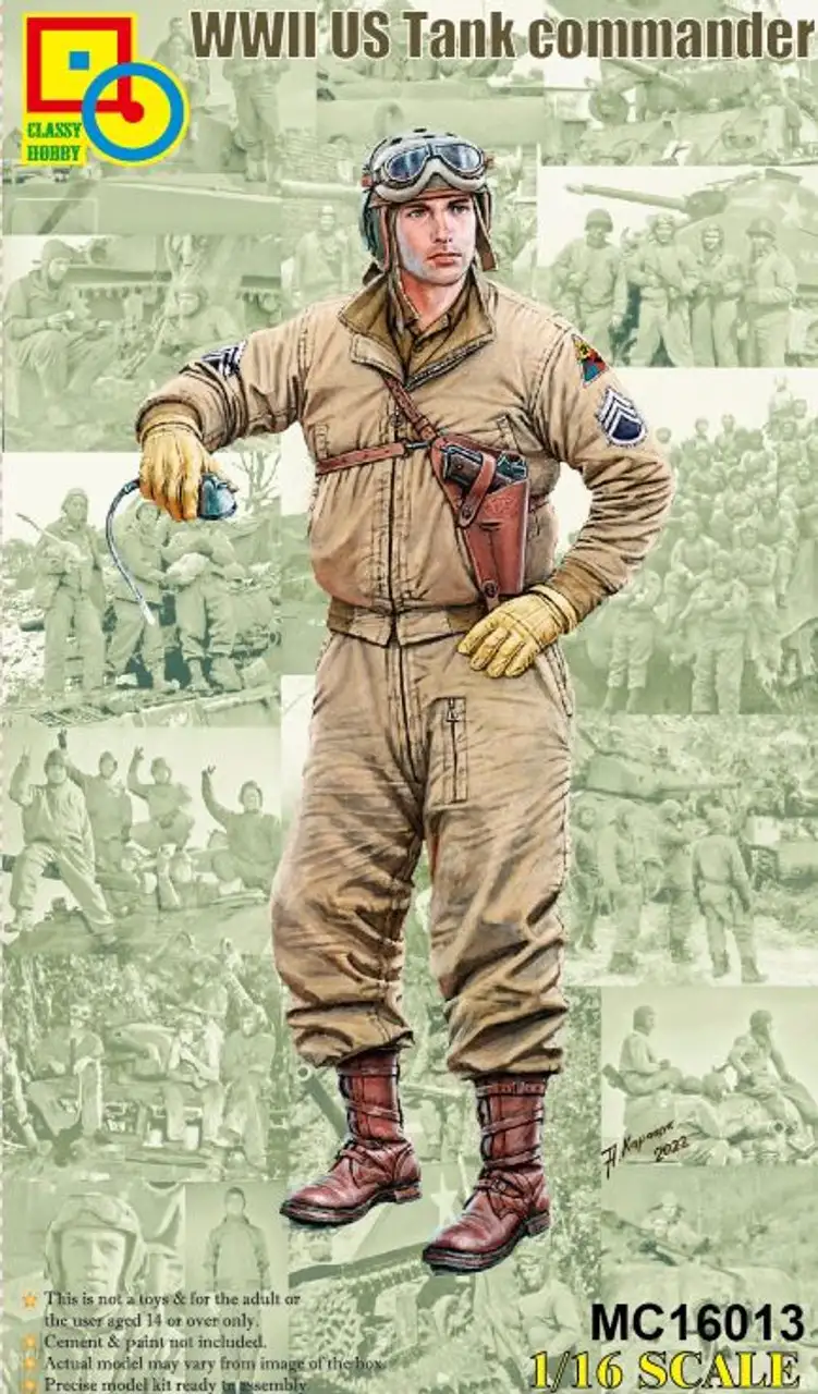 WWII US Tank Commander 1/16 Classy Hobby