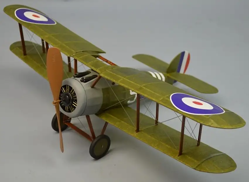18" Wingspan Sopwith Snipe Rubber Pwd Aircraft Laser Cut Kit Dumas