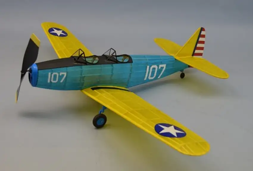 30 inch Wingspan Fairchild PT-19 Rubber Pwd Aircraft Laser Cut Kit Dumas