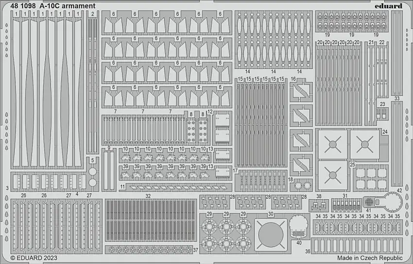 A-10C Armament for HBO 1/48 Eduard
