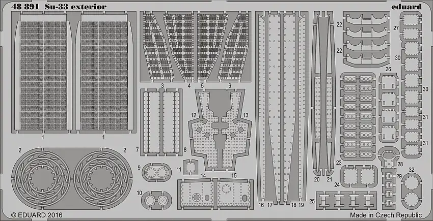 Su33 Exterior for KIN 1/48 Eduard