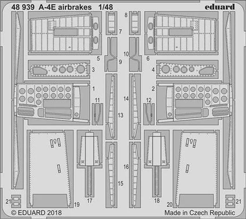 A-4E Airbrakes for HBO 1/48 Eduard