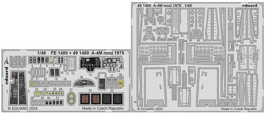 A-4M Mod. 1975 for MFA (Painted) 1/48 Eduard
