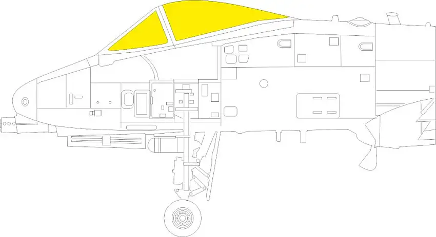 A-10C for LNR 1/48 Eduard Masks