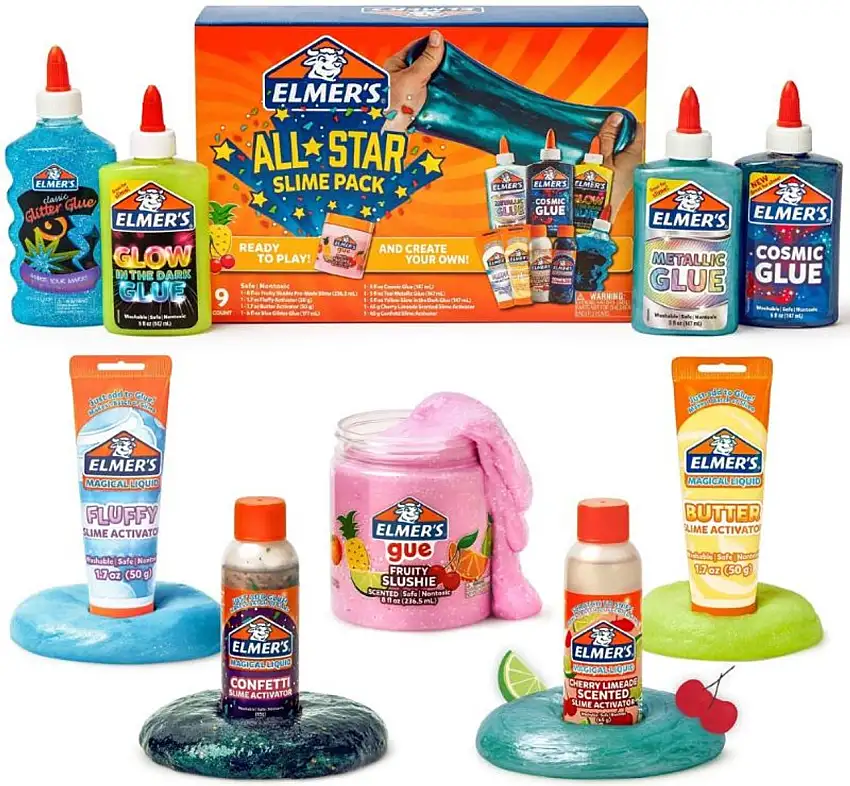 All-Star Slime Kit (Makes 16 different types) Elmer's Glue