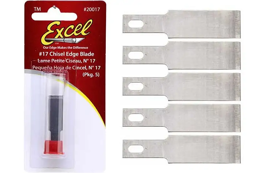 #17 3/8" Chisel Blades (5) Excel Tools