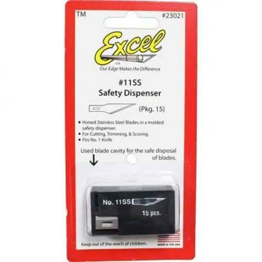 #11 Stainless Steel Blades Dispenser (15) Excel Tools