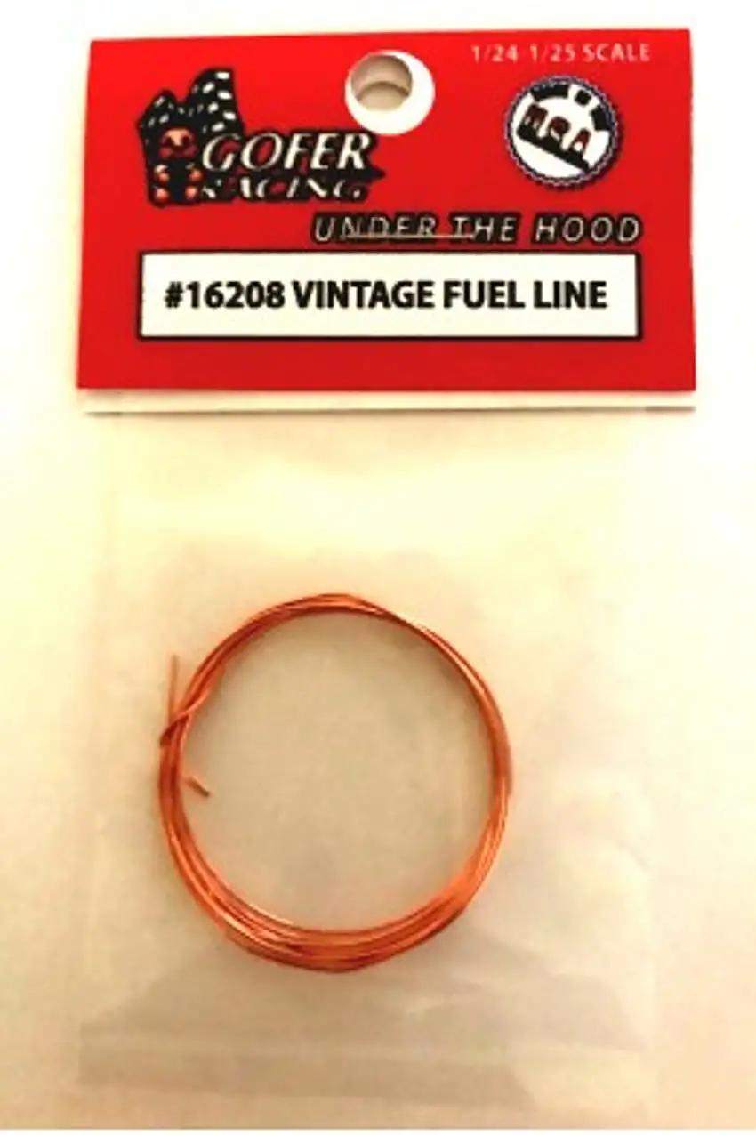 Vintage Copper Fuel Line 1/24-1/25 Gofer Racing Decals