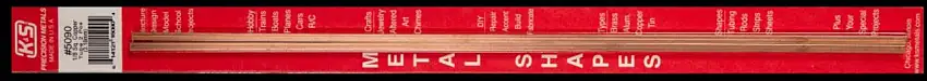 1/8"x12" Square Copper Tube (2) K&S Engineering