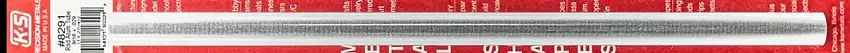 9/16"x12" Round Aluminum Tube .029 Wall (1) K&S Engineering