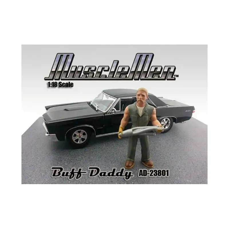 Musclemen Buff Daddy Figure for 1:18 Diecast Car Models by American Diorama