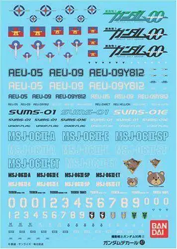 Gundam Decal 47 - Gundam 00