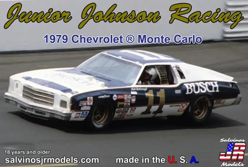 Junior Johnson Racing Cale Yarborough #11 1979 Chevrolet Monte Carlo Race Car 1/25 Salvinos Jr Models (SJM19793)