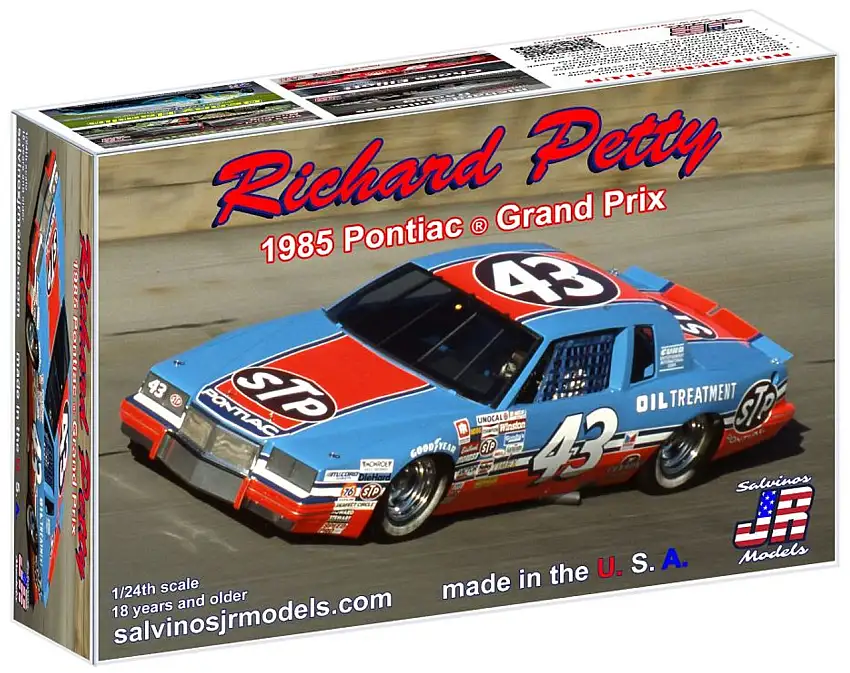 Richard Petty #43 1985 Pontiac Grand Prix Race Car (Ltd Prod) 1/24 Salvinos JR