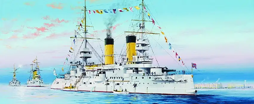 Tsesarevich Russian Navy Battleship 1904 1/350 Trumpeter