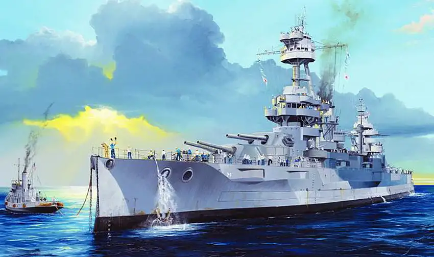 USS New York BB-34 Battleship 1/350 Trumpeter