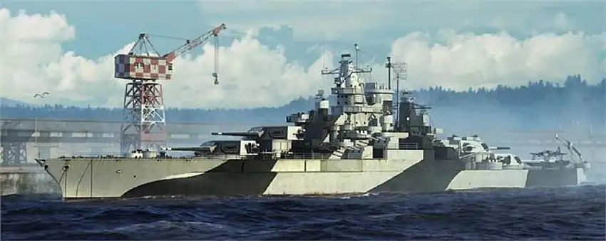 USS Tennessee BB43 1944 1/700 Trumpeter