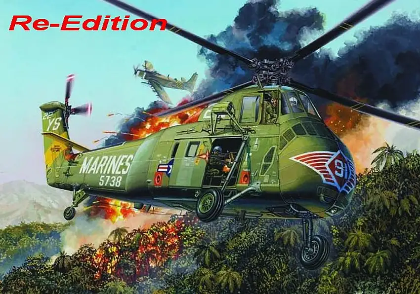 H-34 US Marines Helicopter 1/48 Trumpeter