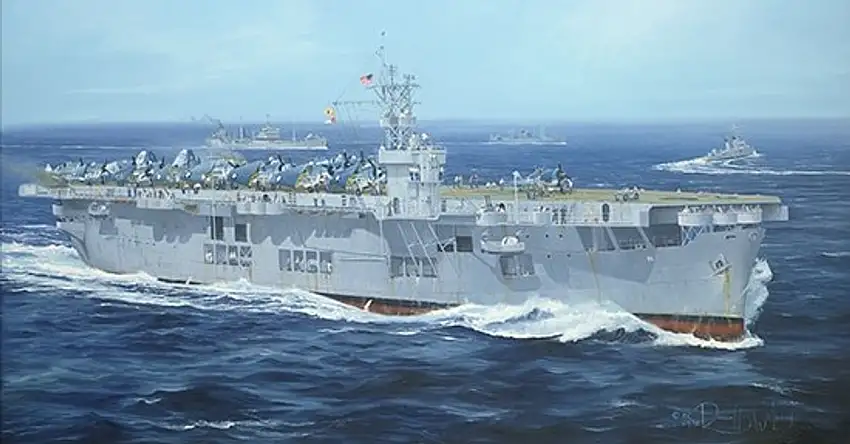 USS CVE26 Sangamon Aircraft Carrier 1/350 Trumpeter