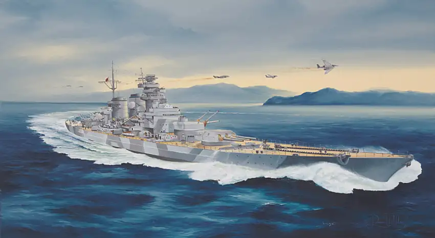German DKM H Class Battleship 1/350 Trumpeter