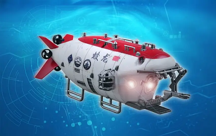 Chinese Jiaolong Manned Submersible (Pre-Painted) 1/72 Trumpeter