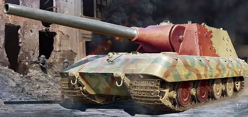 German StuG E-100 Tank 1/35 Trumpeter