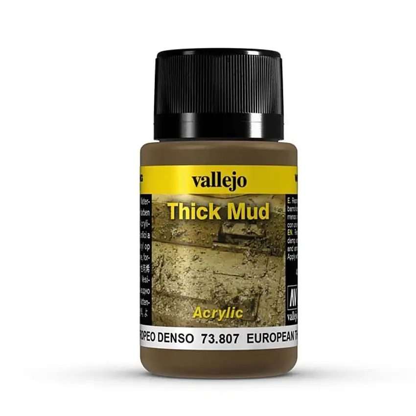 European Thick Mud Weathering Effect 40ml Bottle Vallejo