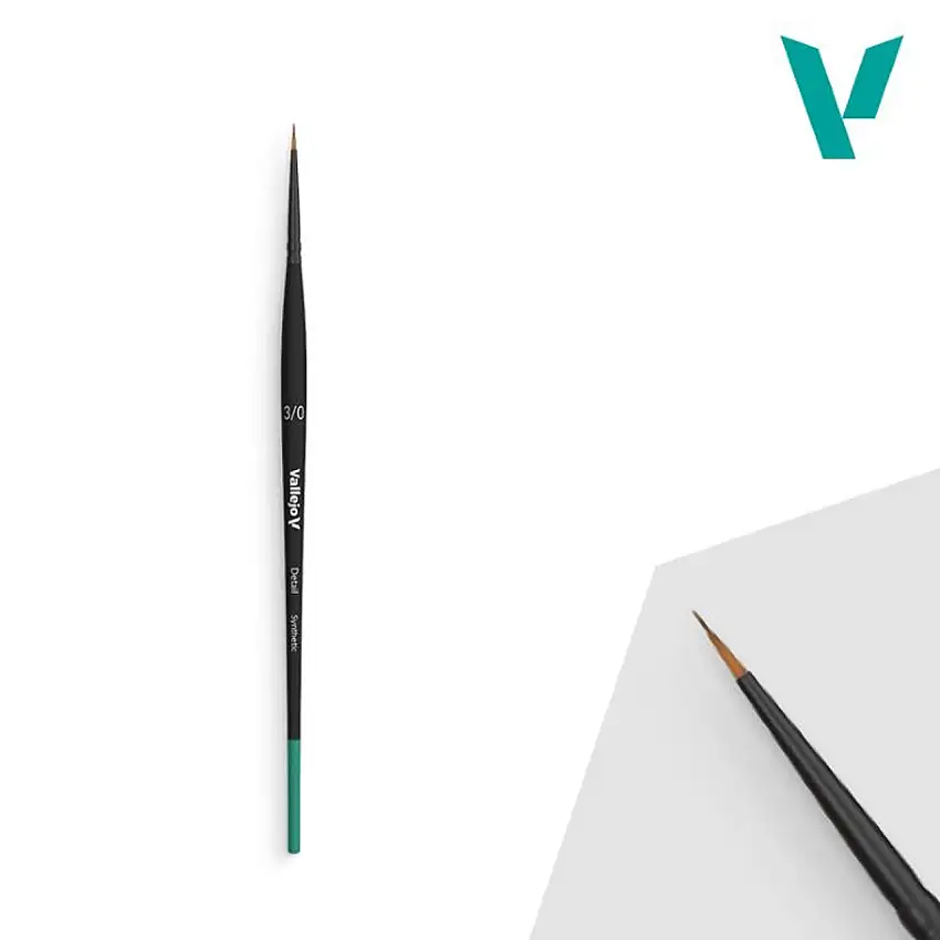 Detail Round 3/0 Synthetic Brush Vallejo