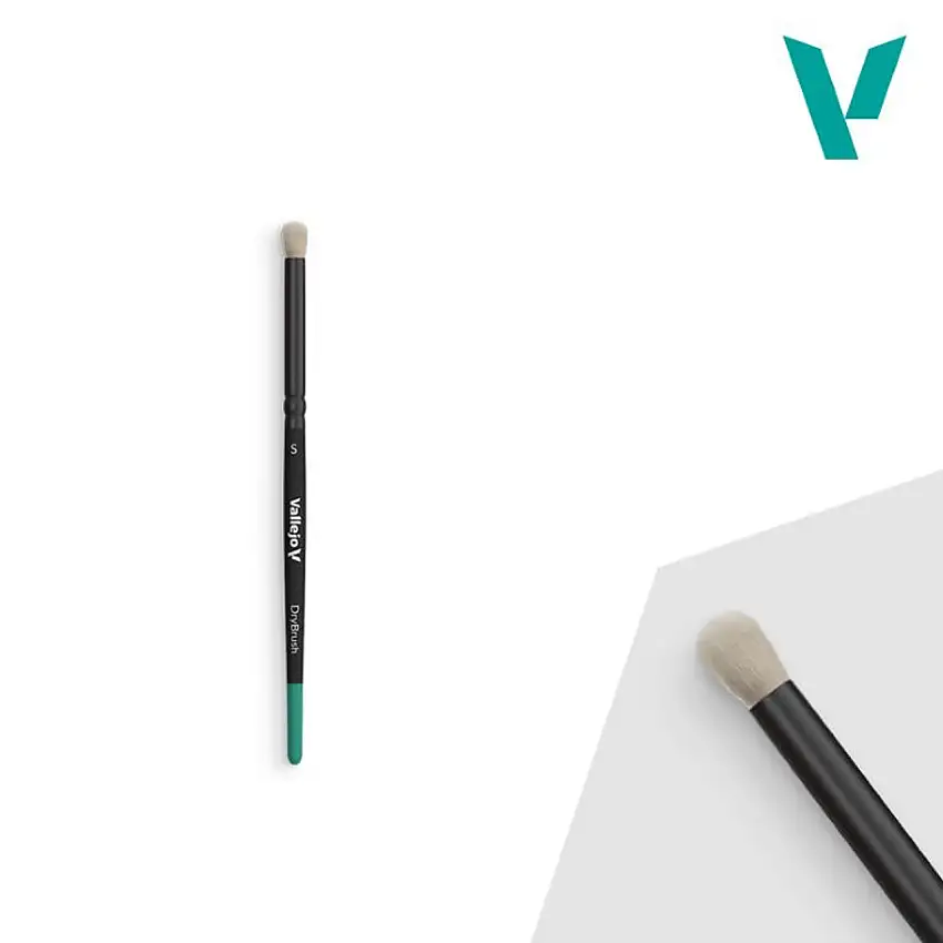 Dry Small Natural Hair Brush Vallejo Paint