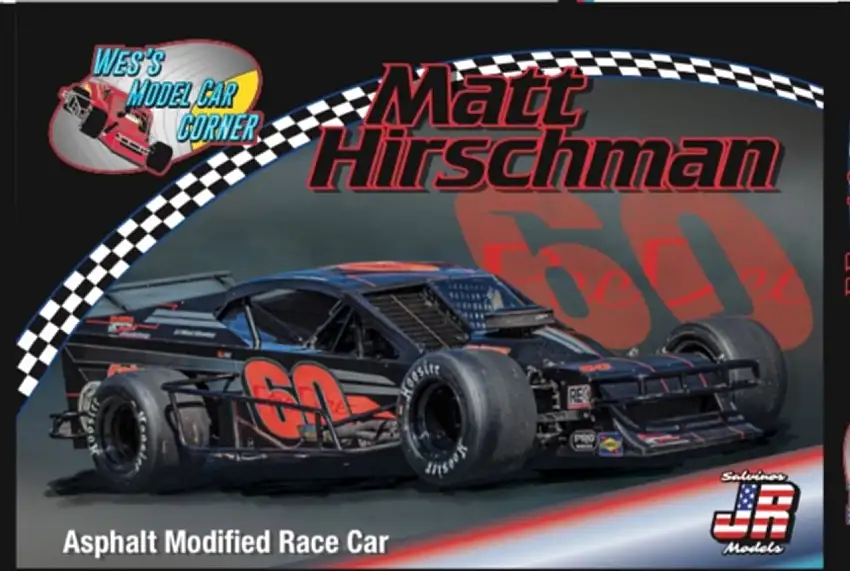 Matt Hirschman #60 Asphalt Modified Race Car 1/25 Wes's Model Car Company